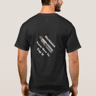 T-shirt Tee - shirt de logo du machiniste des hommes
