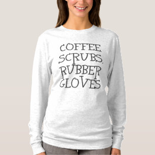 T-shirt Tee - shirt de Long Sleeve Graphic d'infirmière d