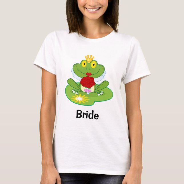 T-shirt Tee - shirt de mariée de grenouille (Devant)