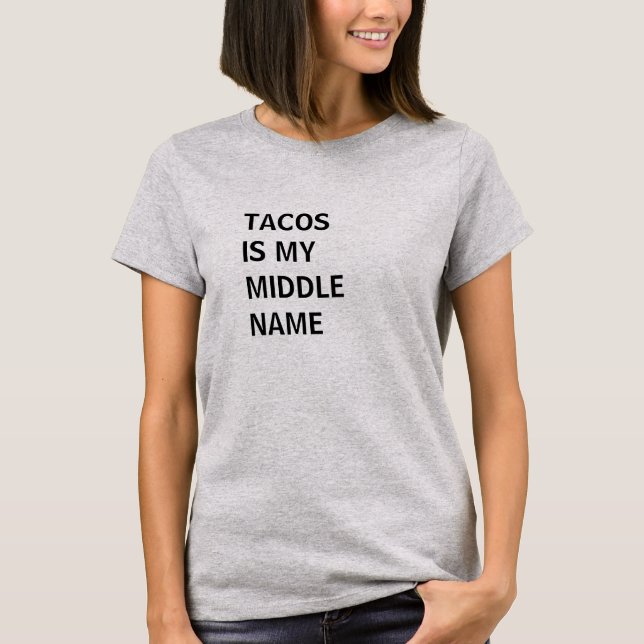 T-shirt Tee - shirt de nom moyen (Devant)