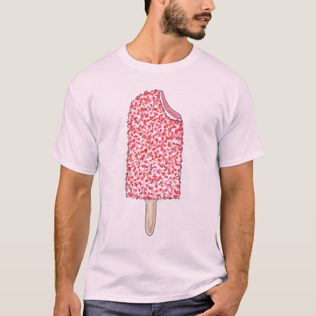 T-shirt Tee - shirt de pâtisserie de fraise (Devant)