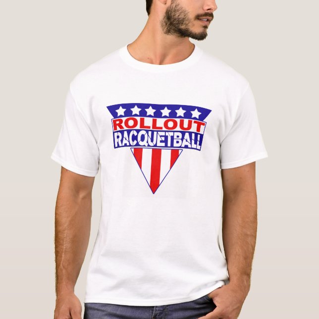T-shirt Tee - shirt de racquetball de gladiateur de (Devant)