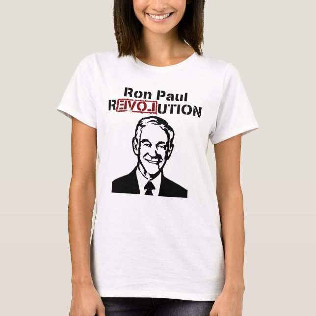 T-shirt Tee - shirt de révolution de Ron Paul (Devant)