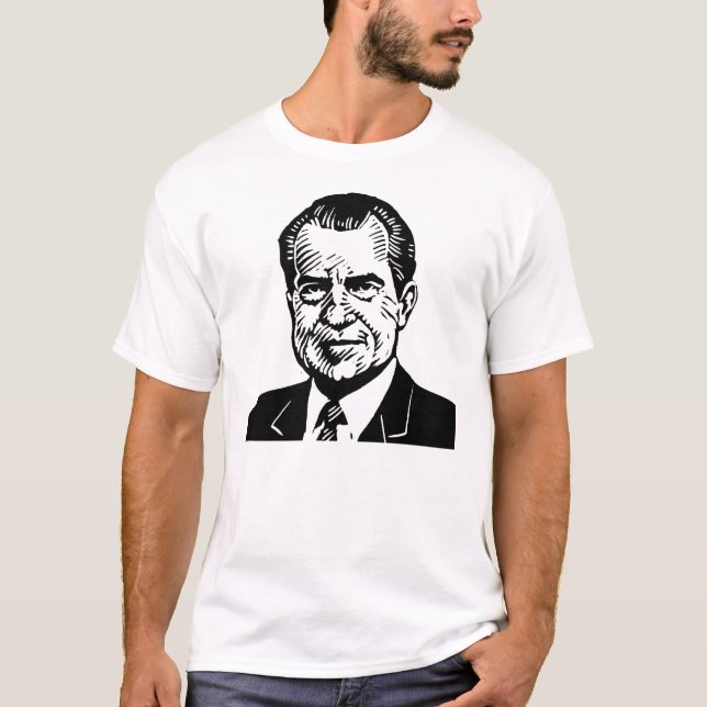 T-shirt Tee - shirt de Richard Nixon (Devant)