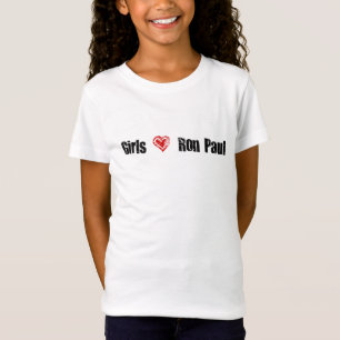 T-Shirt Tee - shirt de Ron Paul d'amour de filles