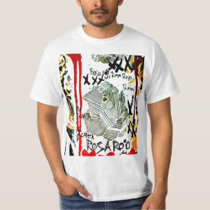 T-shirt Tee - shirt de Rosa Rojo