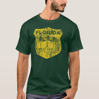 T-shirt Tee - shirt de Service Forestier de la Floride