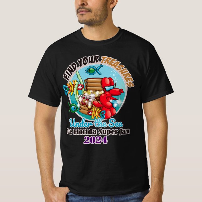 T-shirt Tee - shirt de sous-couche vif (noir) (Devant)