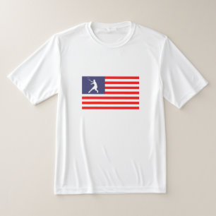 T-shirt Tee-shirt de tennis du drapeau américain patriotiq