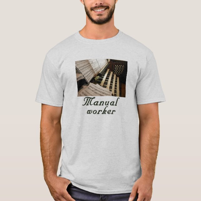 T-shirt Tee - shirt de travailleur manuel (Devant)