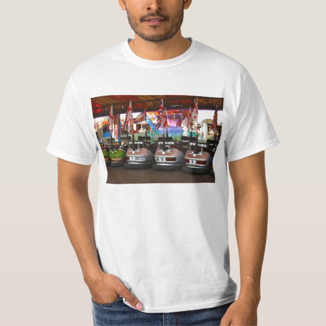 T-shirt Tee - shirt de voiture de butoir de Dodgem de (Devant)