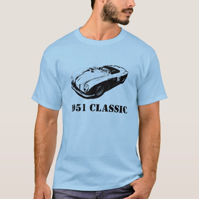 T-shirt tee - shirt de voitures de sport 1951 (Devant)