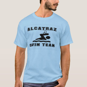 T-shirt Tee - shirt d'équipe de natation d'Alcatraz