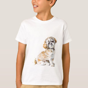 T-shirt Tee - shirt des enfants Chien Chien Chih Tzu