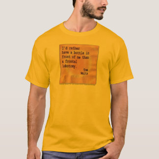 T-shirt Tee - shirt des poids des hommes - lobotomie