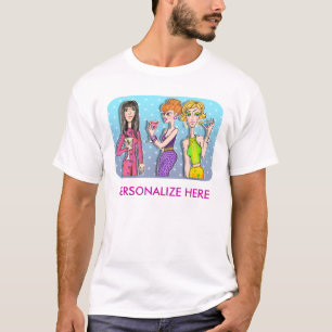 T-shirt Tee - shirt détruit - trois divas de Martini