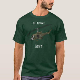 T-shirt Tee - shirt d'hélicoptère UH-1 Iroquois HUEY
