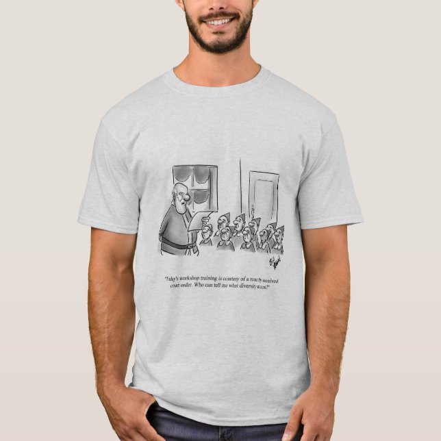 T-shirt Tee - shirt d'Humour de diversité amusant (Devant)