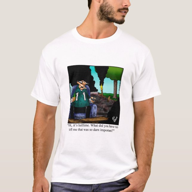 T-shirt Tee - shirt d'Humour de football (Devant)