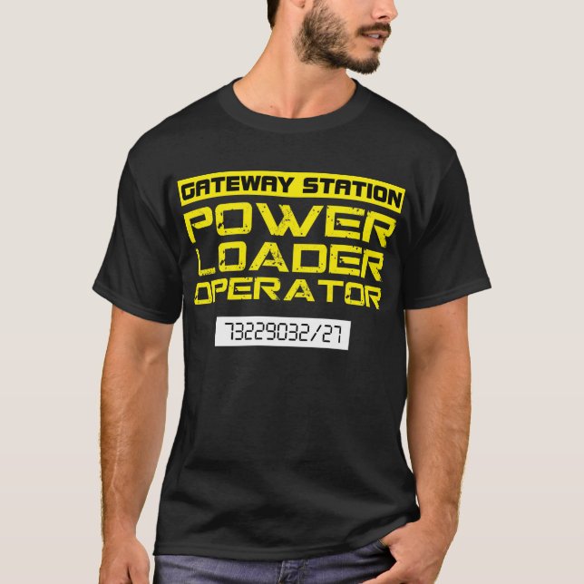 T-shirt Tee - shirt d'opérateur d'abatteuse-chargeuse de (Devant)