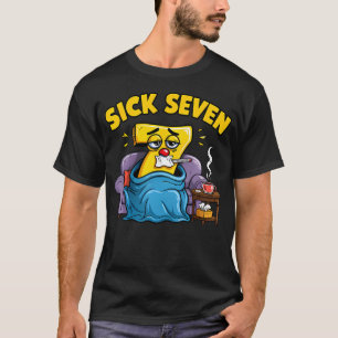 T-shirt Tee-shirt drôle Sick Seven Meme Six Sept Jeux de m