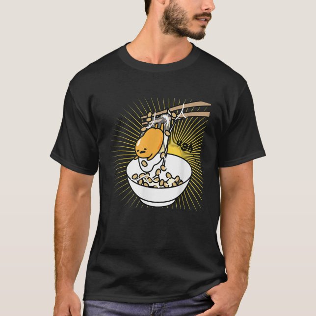 T-shirt Tee - shirt du bol de riz Gudetama Ugh (Devant)
