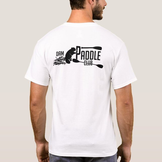 T-shirt Tee - shirt du Dam Paddle Club (Dos)