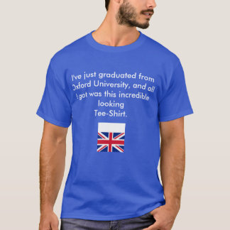 T-shirt Tee - shirt d'Université d'Oxford !