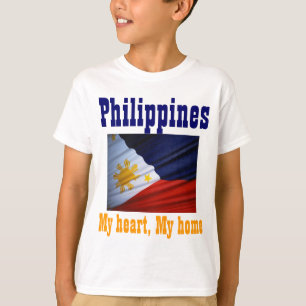T-shirt Tee-shirt enfant du drapeau philippin