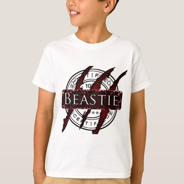 T-shirt Tee - shirt et casquettes certifiés de Beastie (Devant)