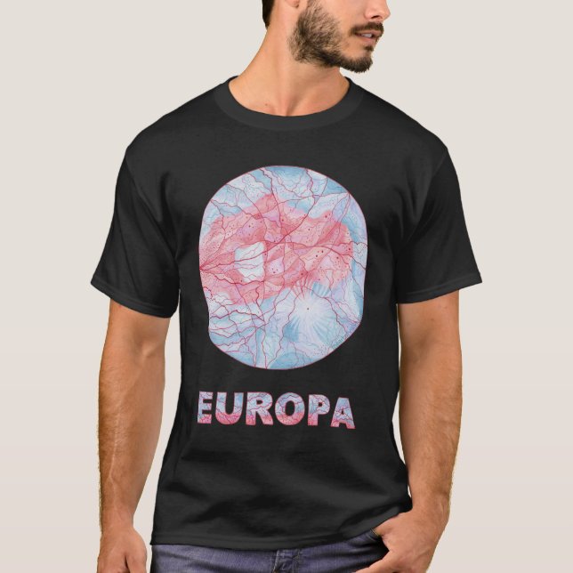 T-shirt Tee - shirt et habillement d'art de lune de (Devant)