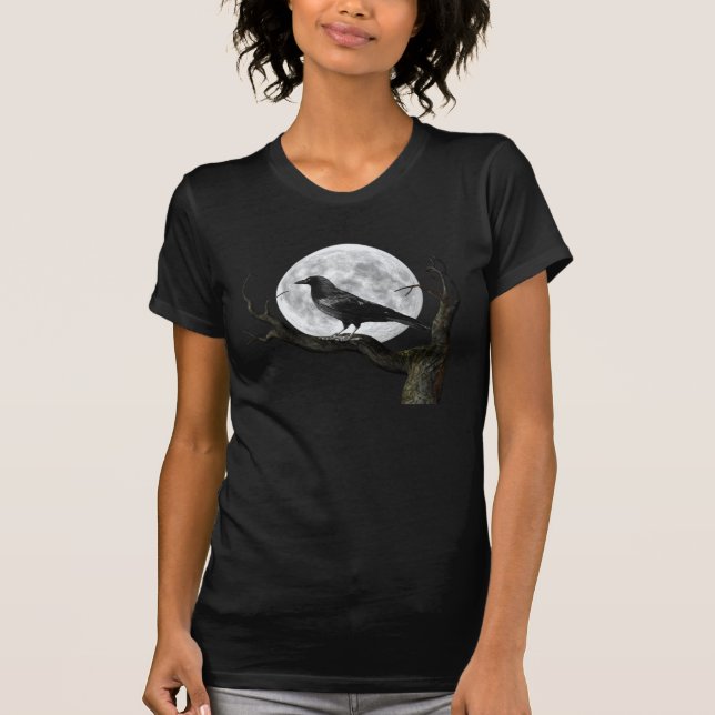 T-shirt Tee - shirt gainé par short mauvais de Raven (Devant)