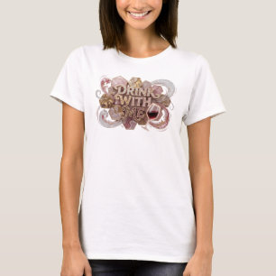 T-shirt Tee-shirt graphique Cool Pink BOIS AVEC MOI