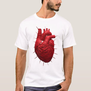 T-shirt Tee-shirt graphique d'anatomie "Cœur lié" – S symb