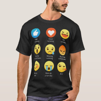 T-shirt Tee - shirt graphique drôle d'émoticône d'Emoji de