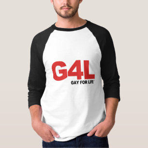 T-shirt Tee - shirt graphique gai - la vie de l'homosexuel