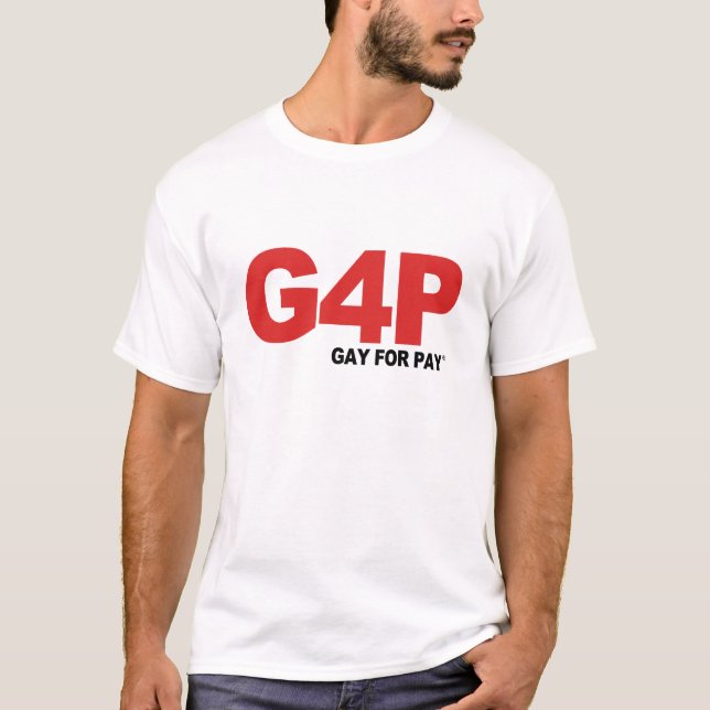 T-shirt Tee - shirt graphique gai - salaire de (Devant)