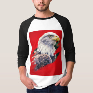 T-shirt Tee-shirt graphique Majestic Eagle Libérez votre e