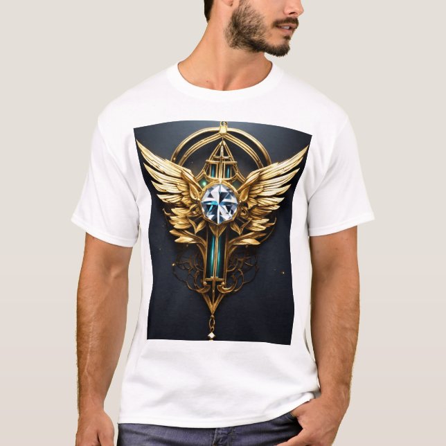 T-shirt Tee-shirt graphique Majestic Eagle Libérez votre e (Devant)