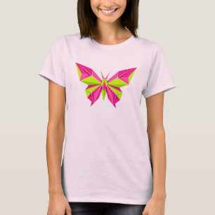 T-shirt Tee-shirt graphique papillon géométrique origami v