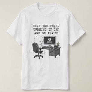 T-shirt Tee-shirt humour IT Crowd Le Redémarrage 