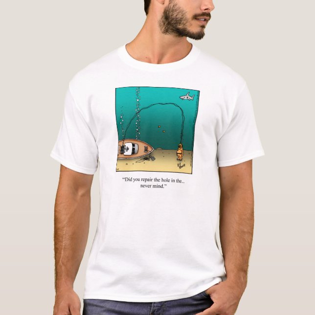 T-shirt Tee - shirt Humour nautique Cadeau (Devant)