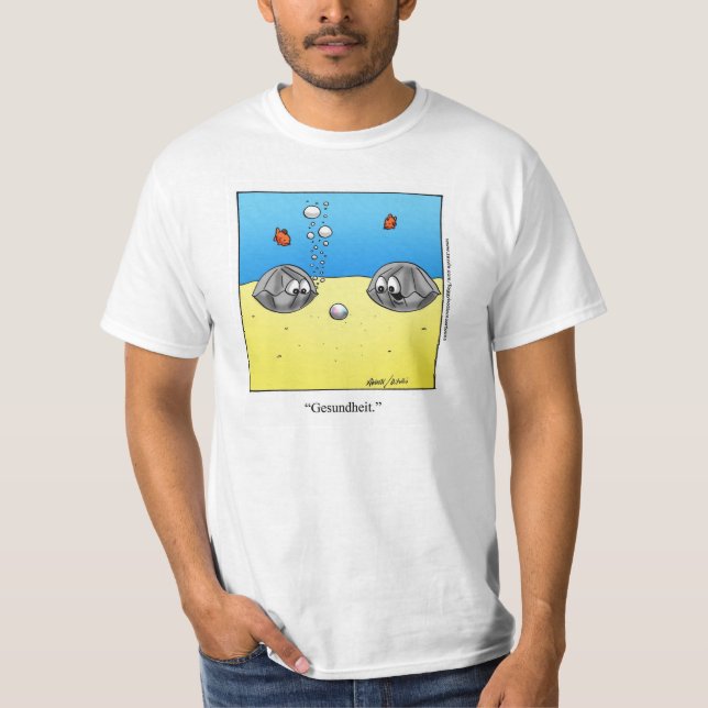T-shirt " Tee - shirt inférieur "brumeux drôle de bande (Devant)