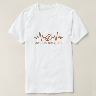 T-shirt Tee-shirt Love Foot Life Battement de coeur