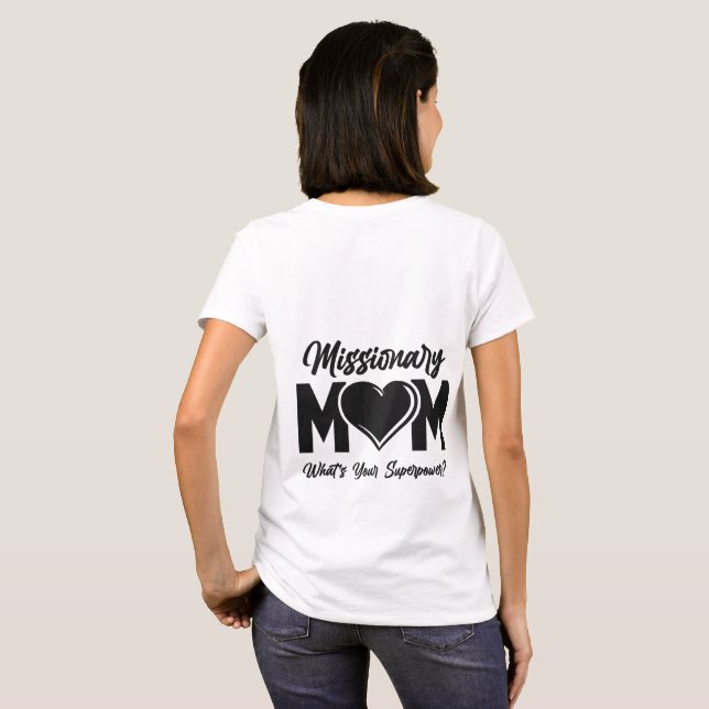T-shirt Tee - shirt Missionnaire LDS Missionary (Dos entier)
