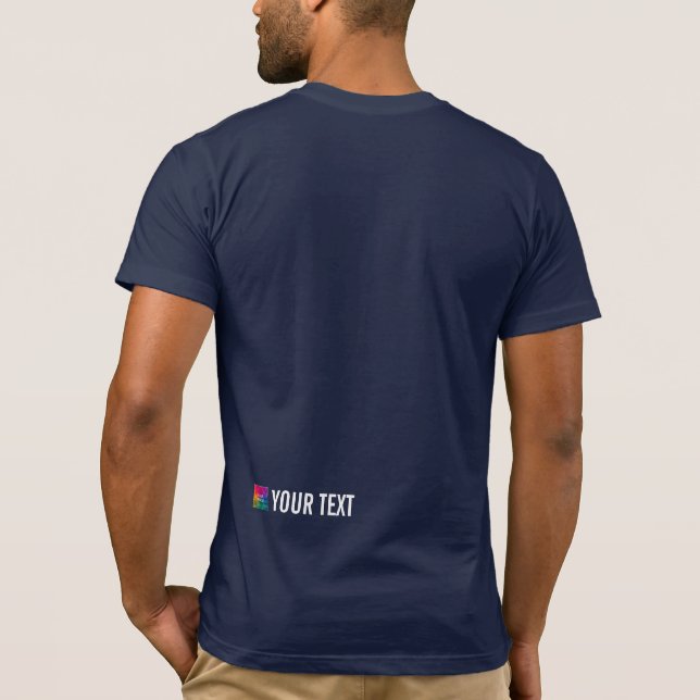 T-shirt Tee - shirt Modèle pour hommes Bella Canvas Retour (Dos)