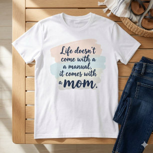 T-shirt Tee-shirt moderne de citation de la fête des mères