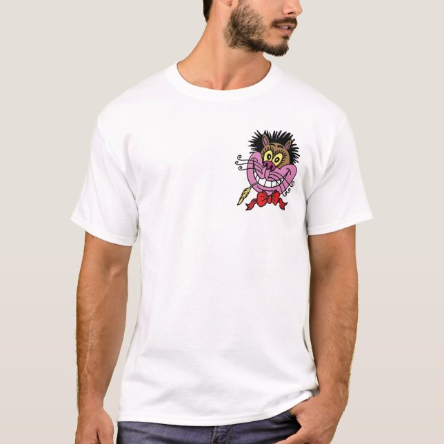 T-shirt Tee - shirt moderne du pays des merveilles de (Devant)