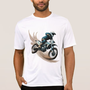 T-shirt Tee-shirt Motocross Extrême Ressentez le Frisson