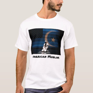 T-shirt Tee - shirt musulman américain